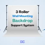 3 Roller Wall Mounting Backdrop Support System