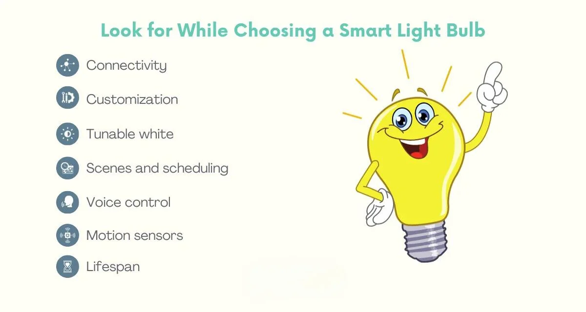 Look for while choosing a smart light bulb