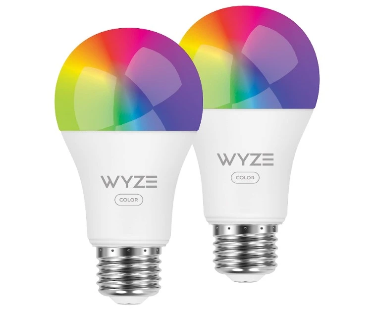 Wyze Bulb Color 1100 Lumen WiFi RGB and Tunable White A19 Smart Bulb