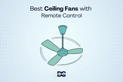 Ceiling Fans with Remote Control