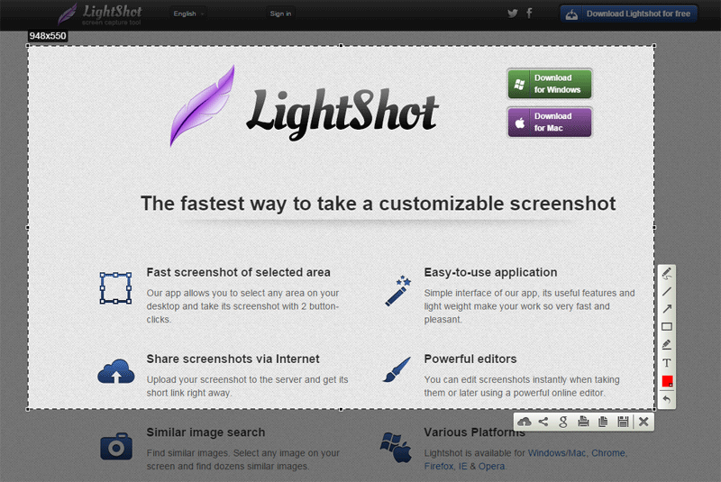 lightshot chrome extension