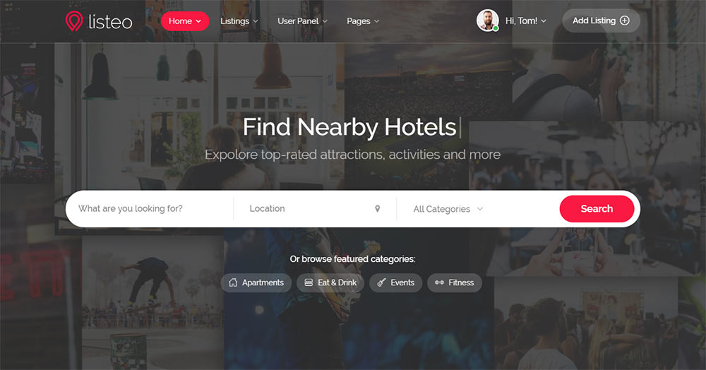 Listeo Listing Directory WordPress Theme