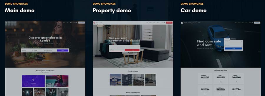 Mylisting theme Demo Install