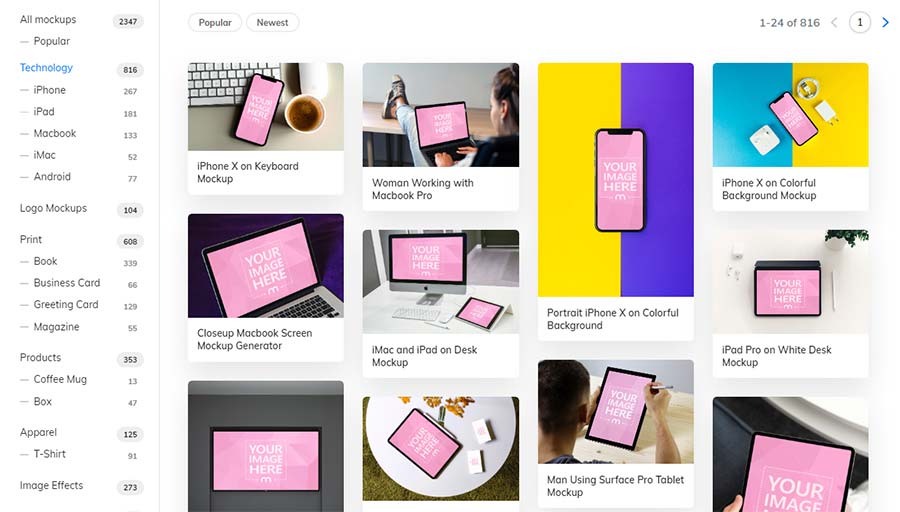 Mockups Creator Tool Online