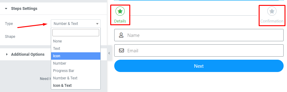 Multistep Elementor Pro Form