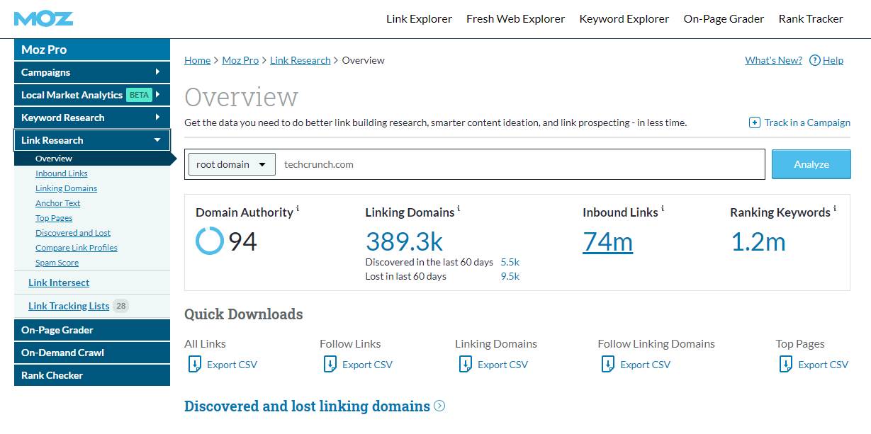 Keyword Research Tool Moz