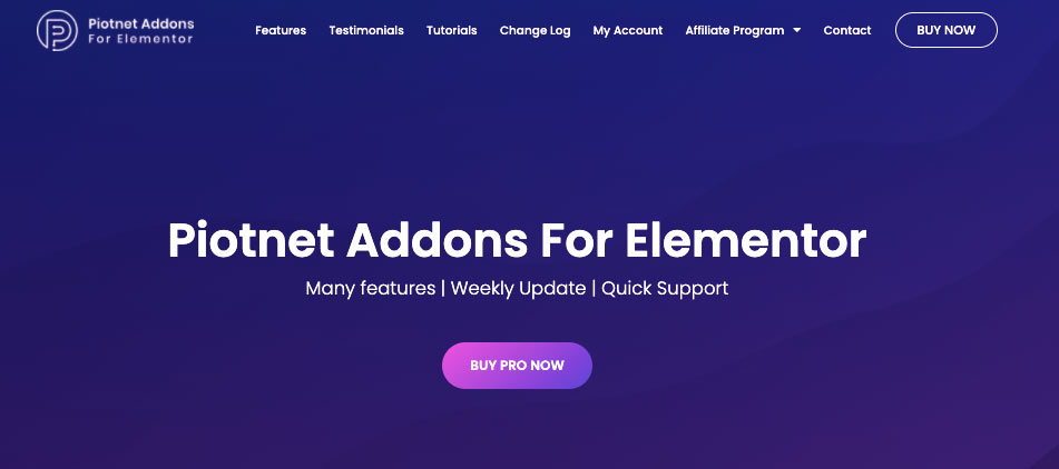 Piotnet Addons for Elementor