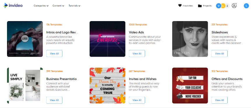 Invideo Video Templates