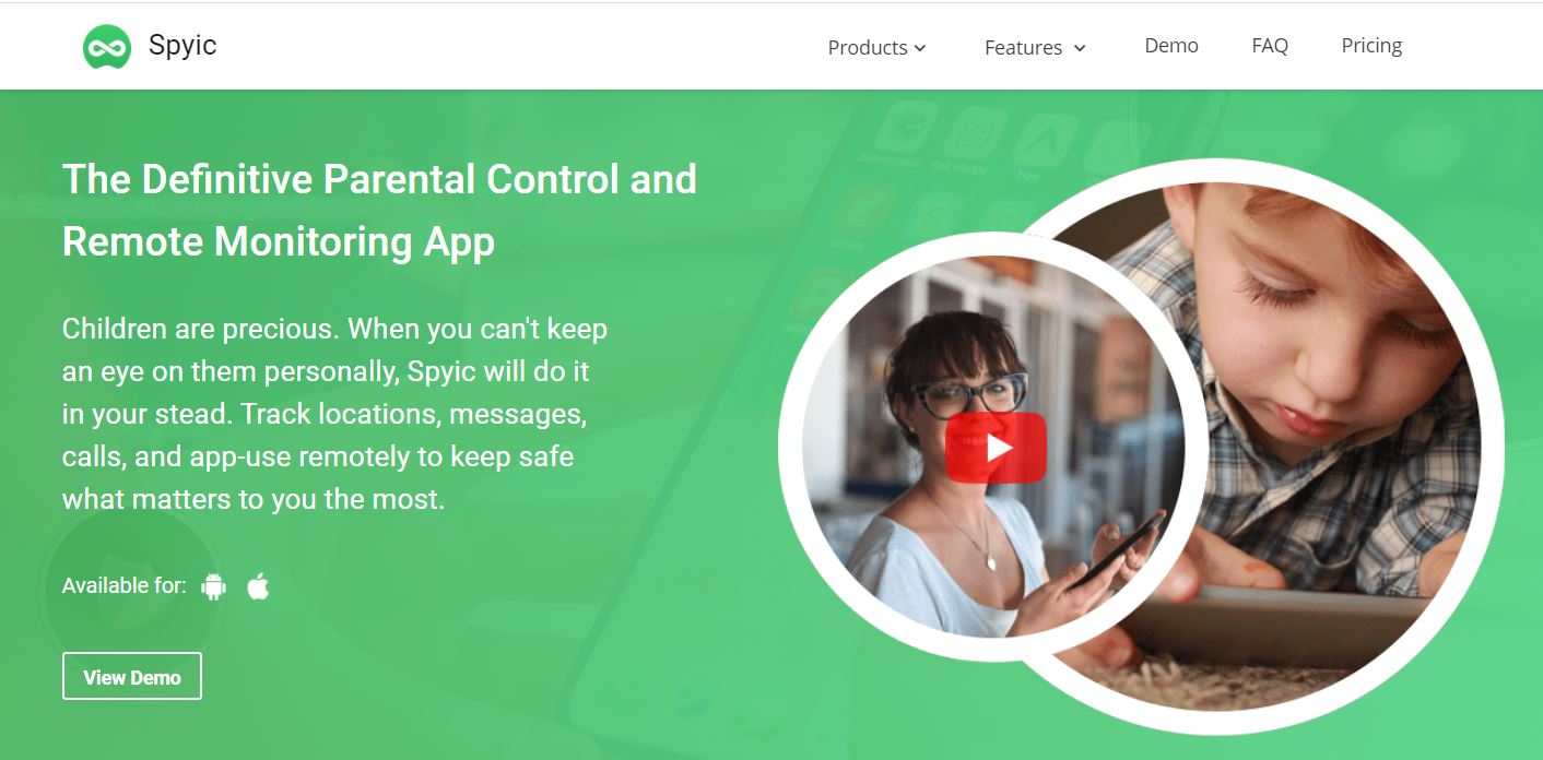 Spyic Parental Control Spy App with Remote Monitoring