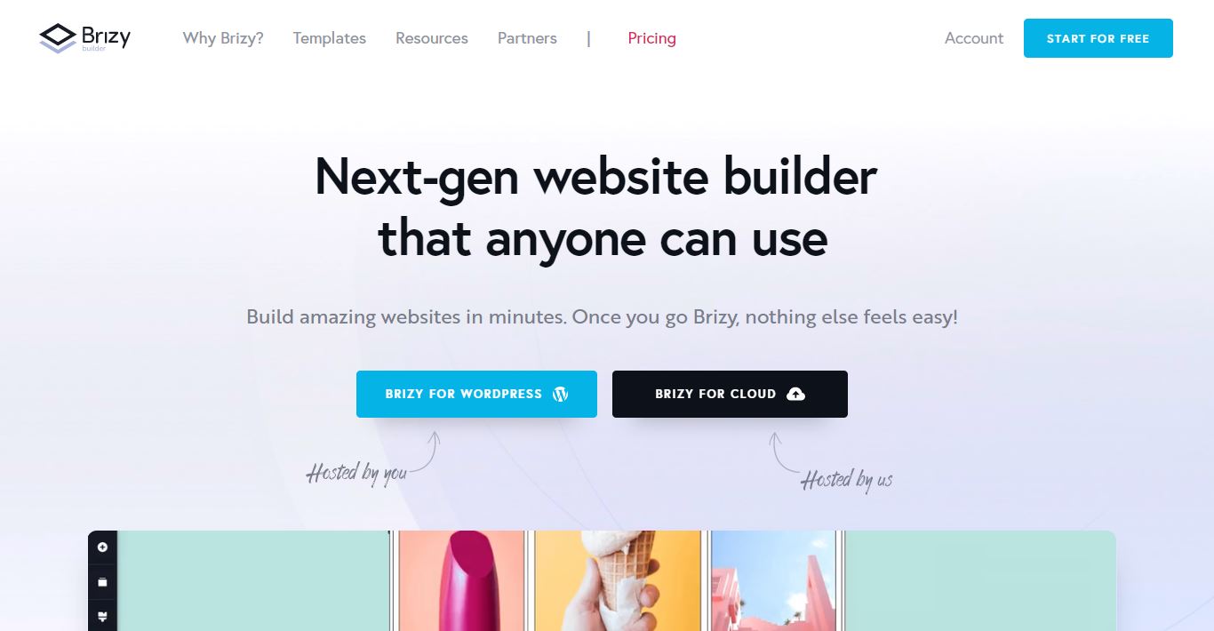 Brizy Page Builder for WordPress