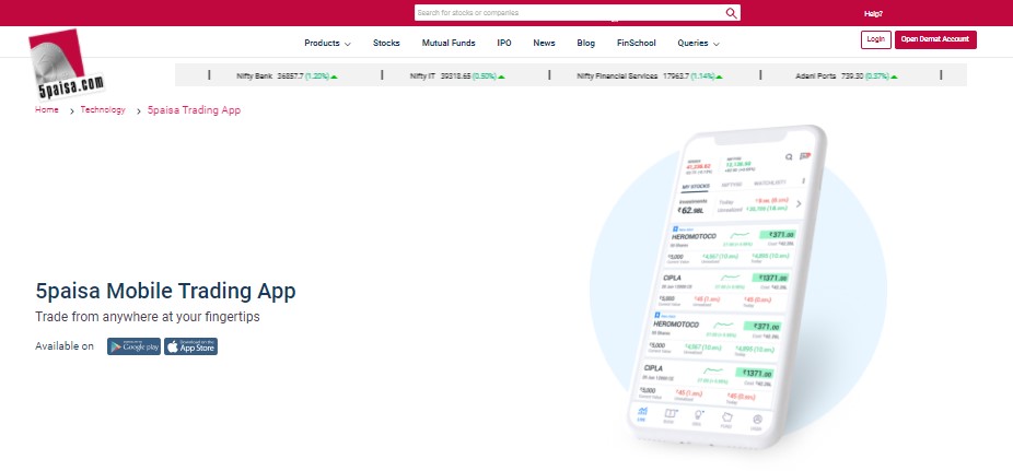 5 Paisa Online Trading App India