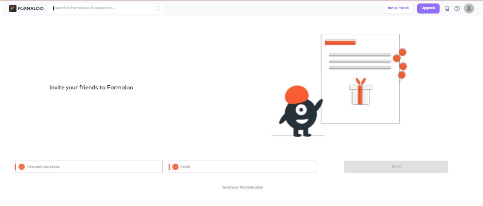 Invite your Friends With Formaloo