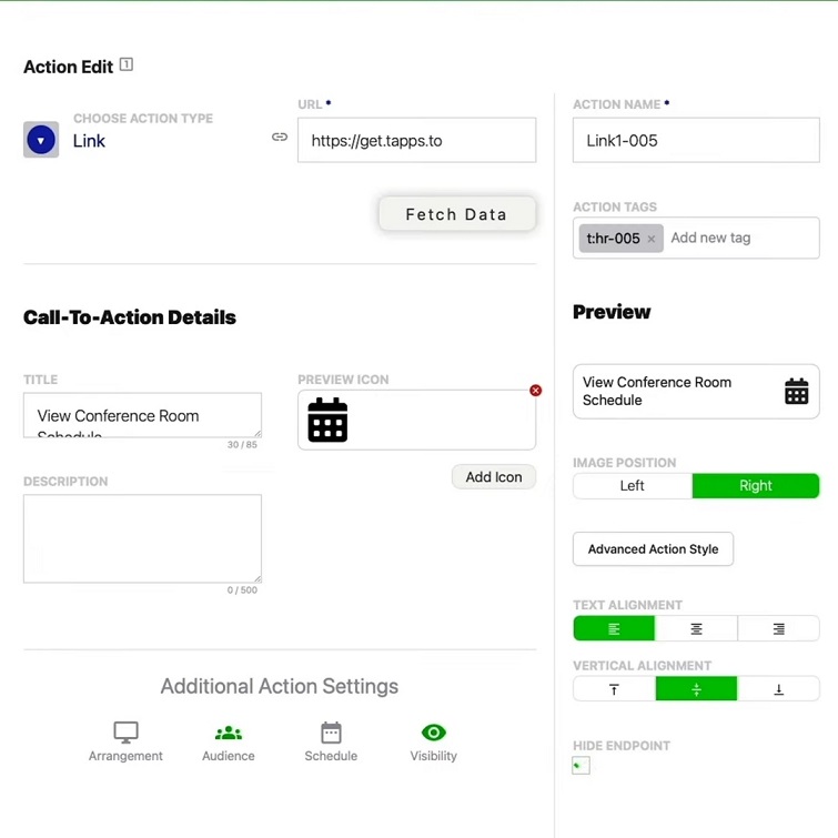 Tapps App Builder Features