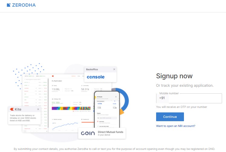 Zerodha Kite Trading App India