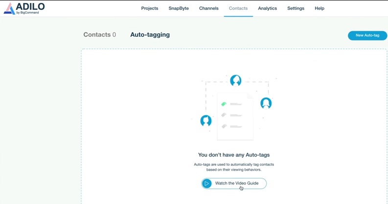 Auto-tagging in Adilo