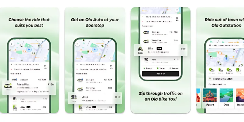 OLA Best Taxi Booking Apps in India for Android
