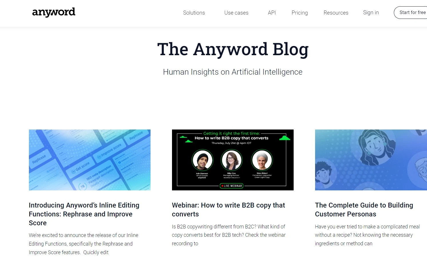 Anyword blog