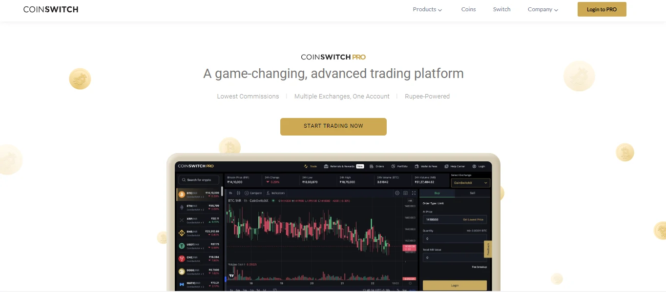 Cryptocurrency Trading App CoinSwitch