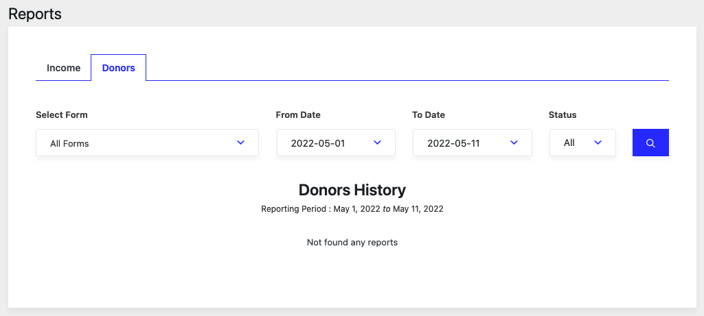 Detailed Donors Report WP Crowdfunding