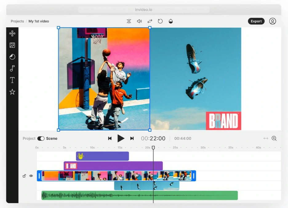 Invideo Video Editing Software