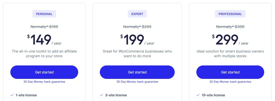 Solid Affiliate Pricing Plans