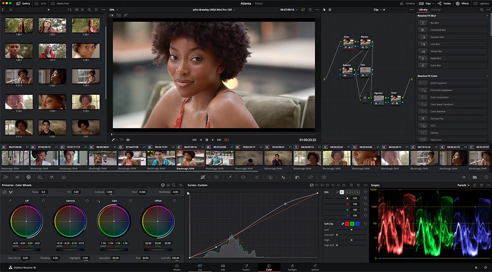 Davinci Resolve Video Editing Software