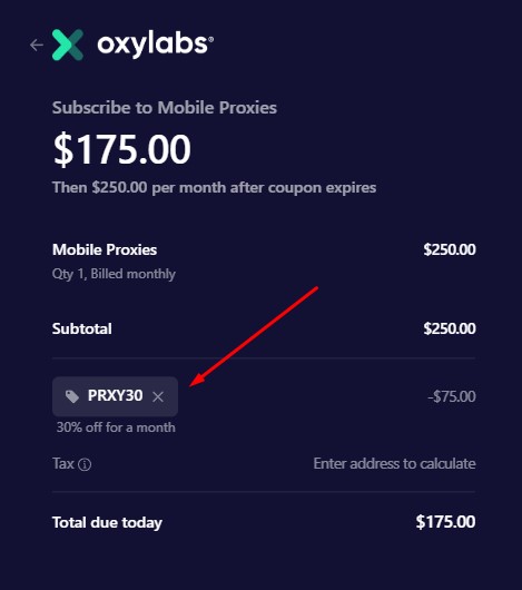 Oxylabs Discount