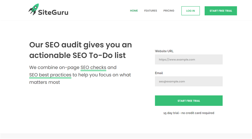 SiteeGuru an online SEO tool