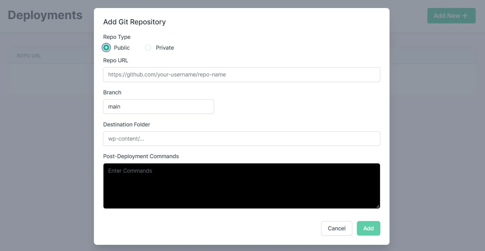 InstaWP Deployments