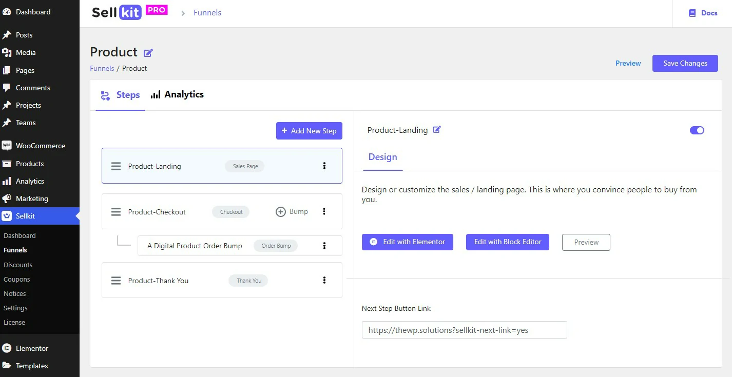 Sellkit Woocommerce Funnels Builder