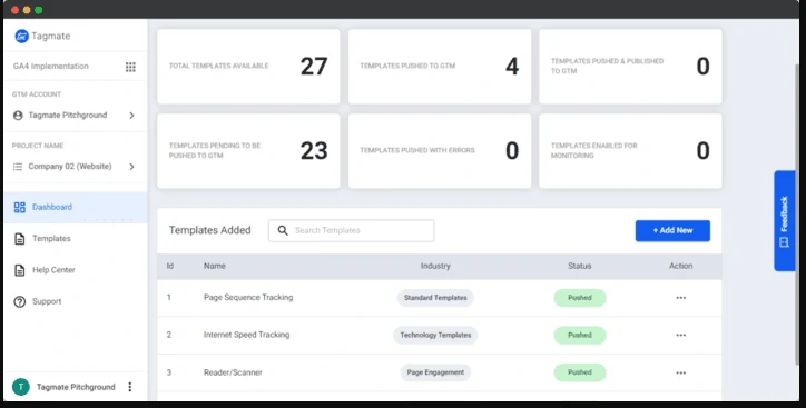 Tagmate Feature GA4 Implementation