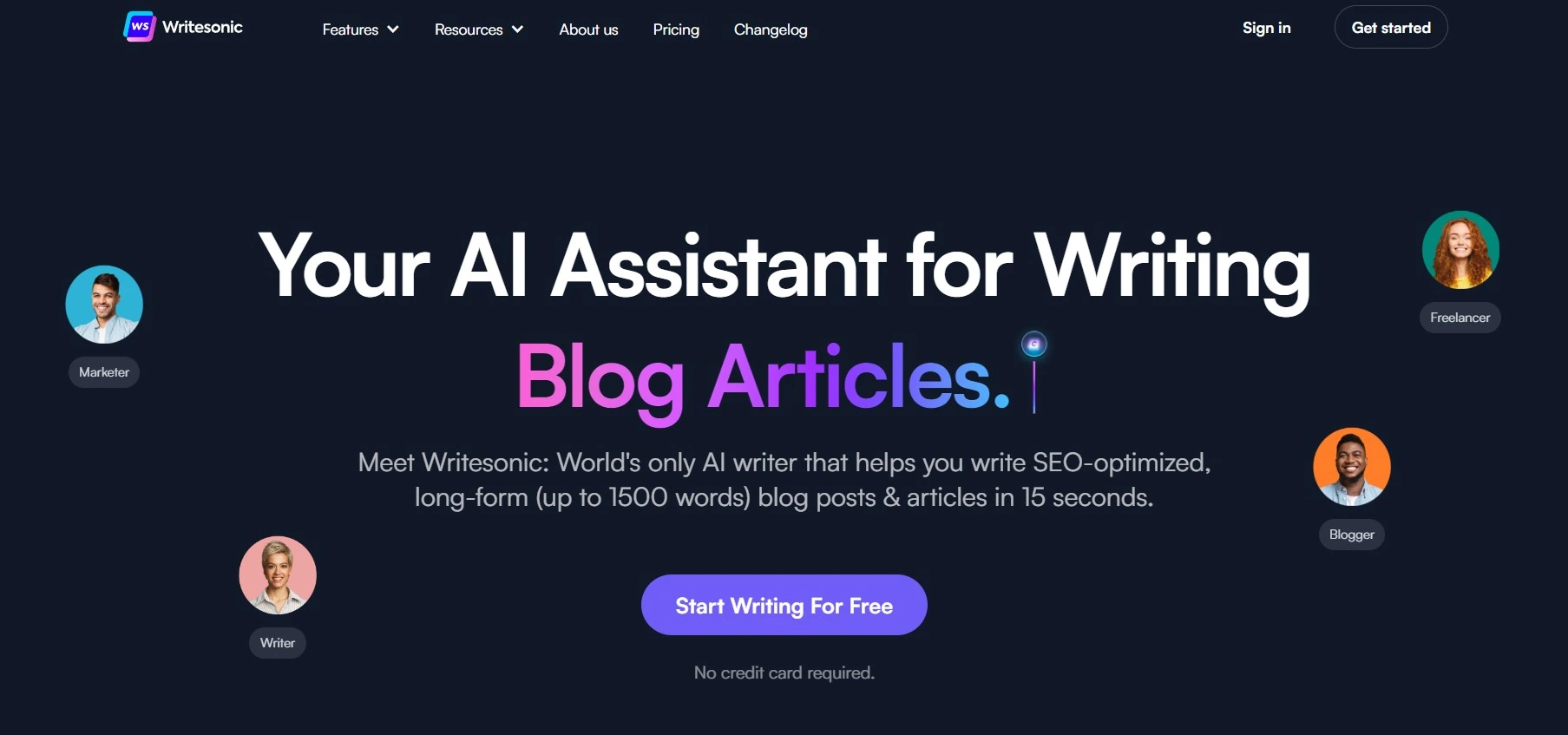 Writesonic ai writer