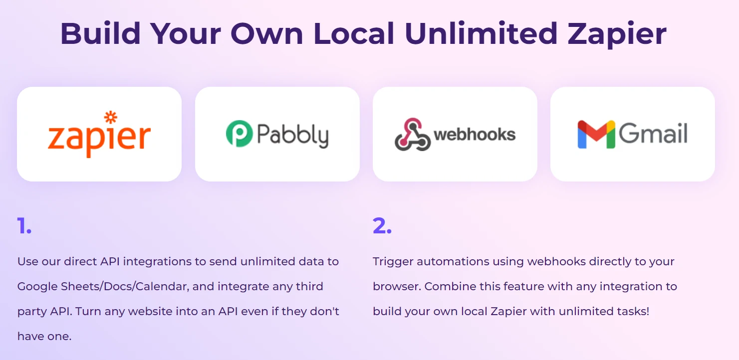 Cheat layer local unlimited zapier