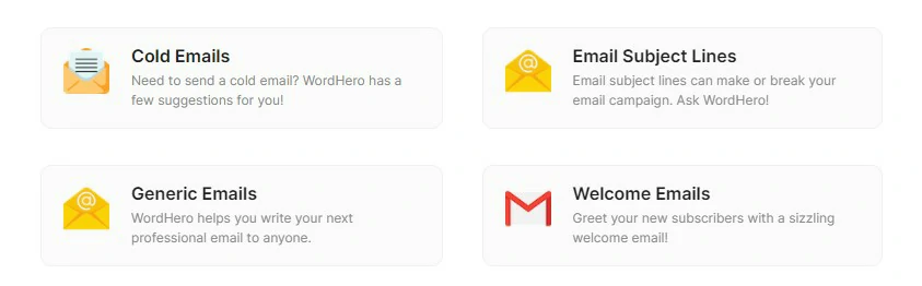 Wordhero Email Templates