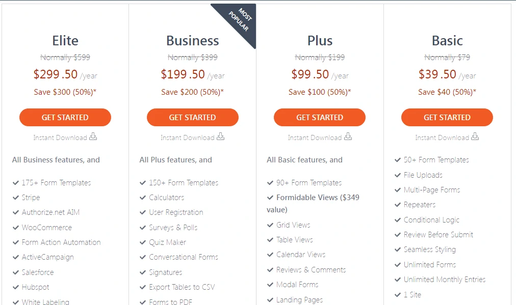 List of Best Form Builder Plugins for WordPress Formidable