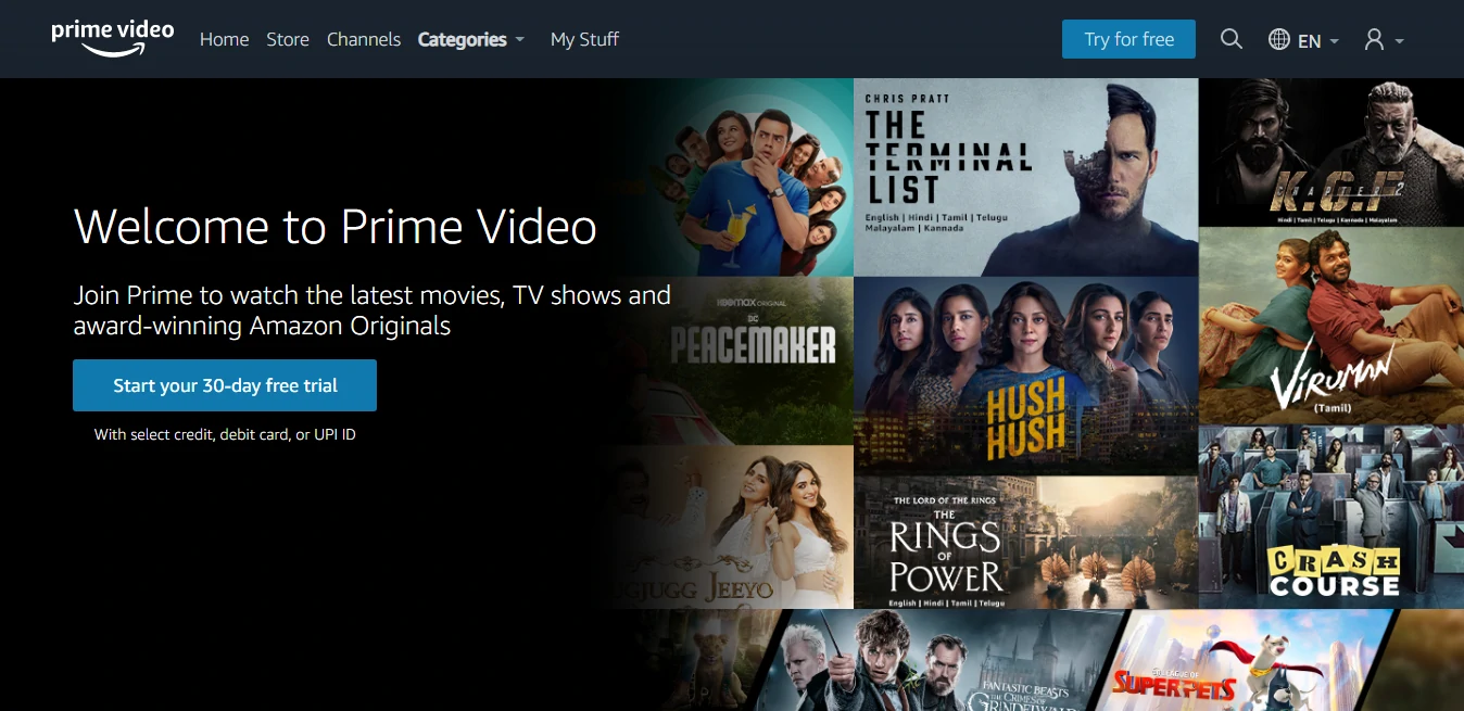 Best OTT Amazon prime