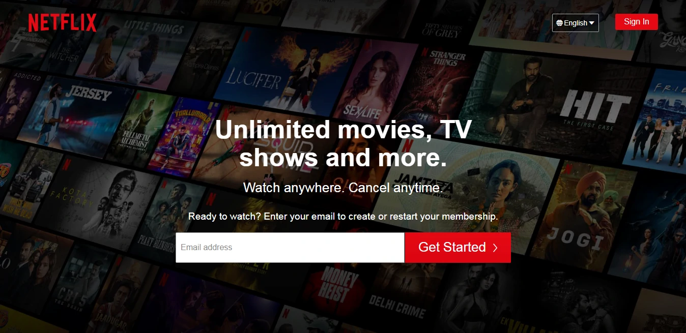 Best OTT Platforms Netflix