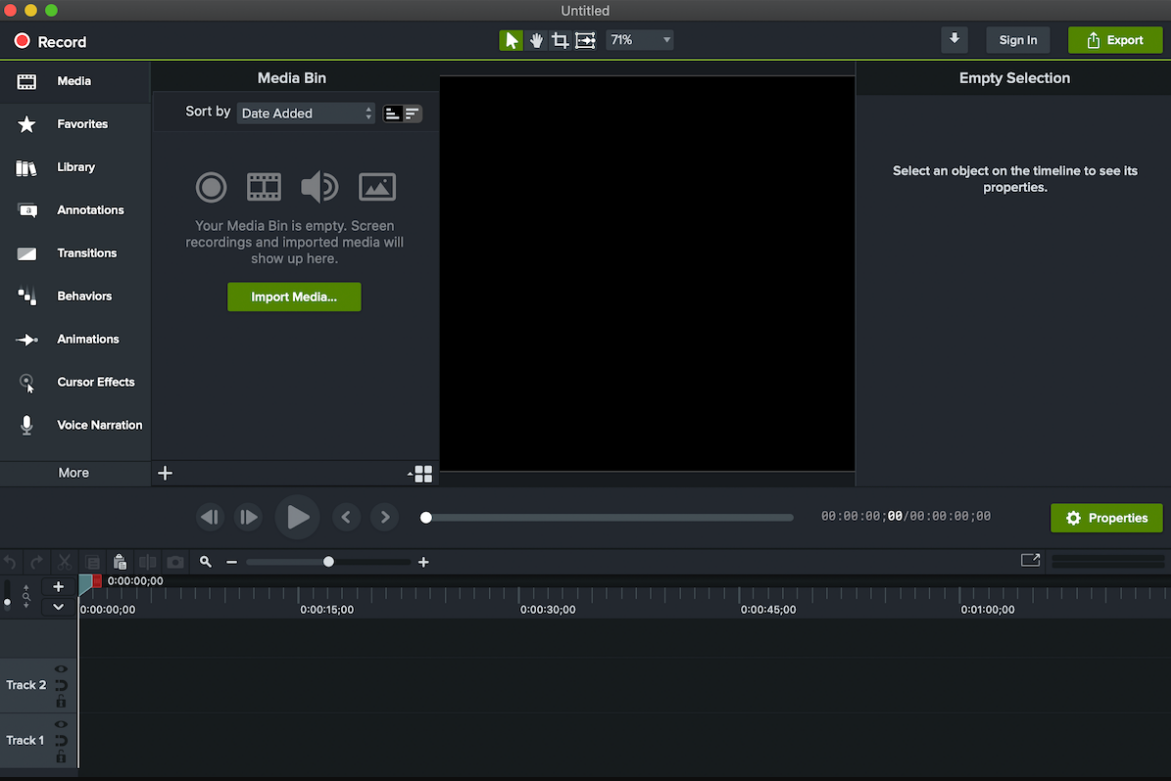 Camtasia Screen Recording