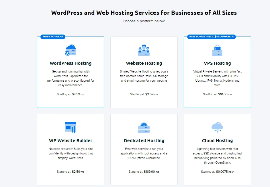 DreamHost Pricing