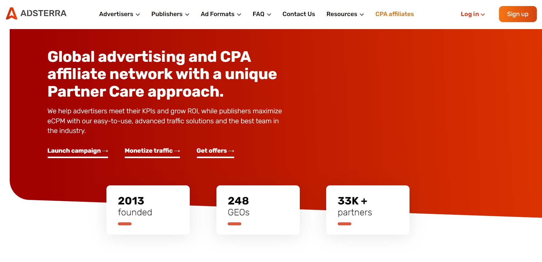 Adsterra helps publishers to monetize website