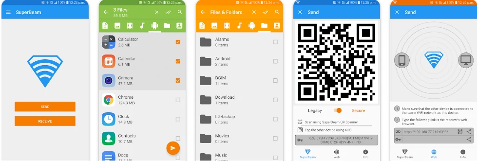 Best File-Sharing App SuperBeam WiFi Direct Share