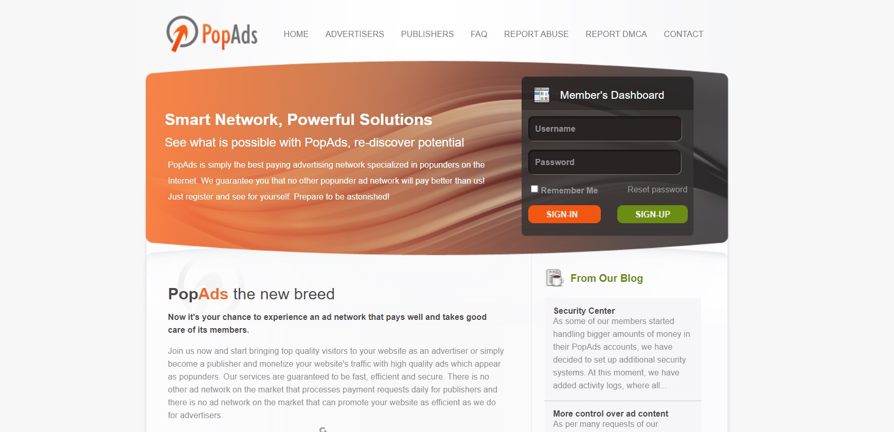 Popads monetize web traffic