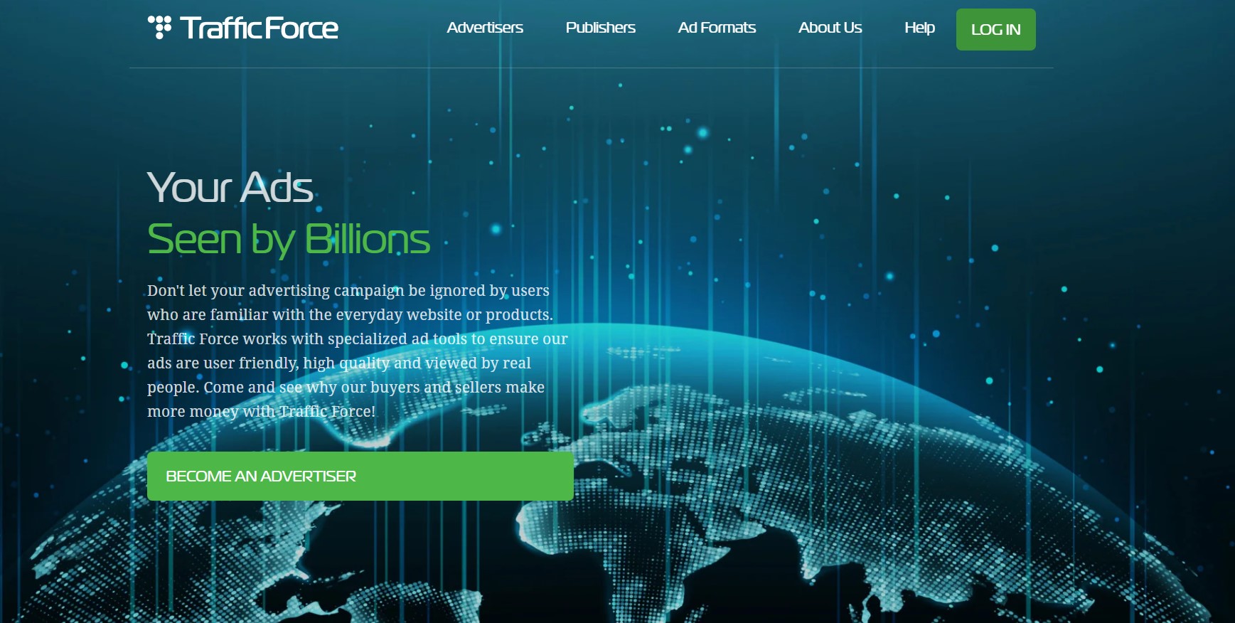 Trafficforce website traffic monetization tool