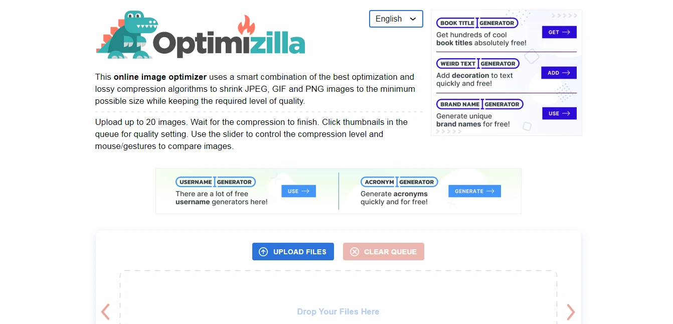 Best Image Optimization Software Optimizilla