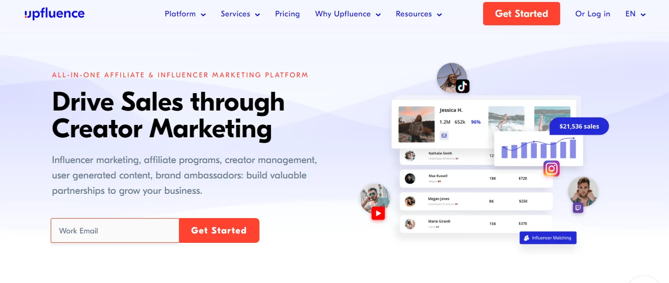 Best Influencer Marketing Platform Upfluence