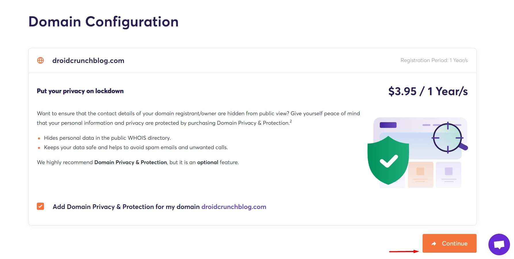 Chemicloud domain configuration