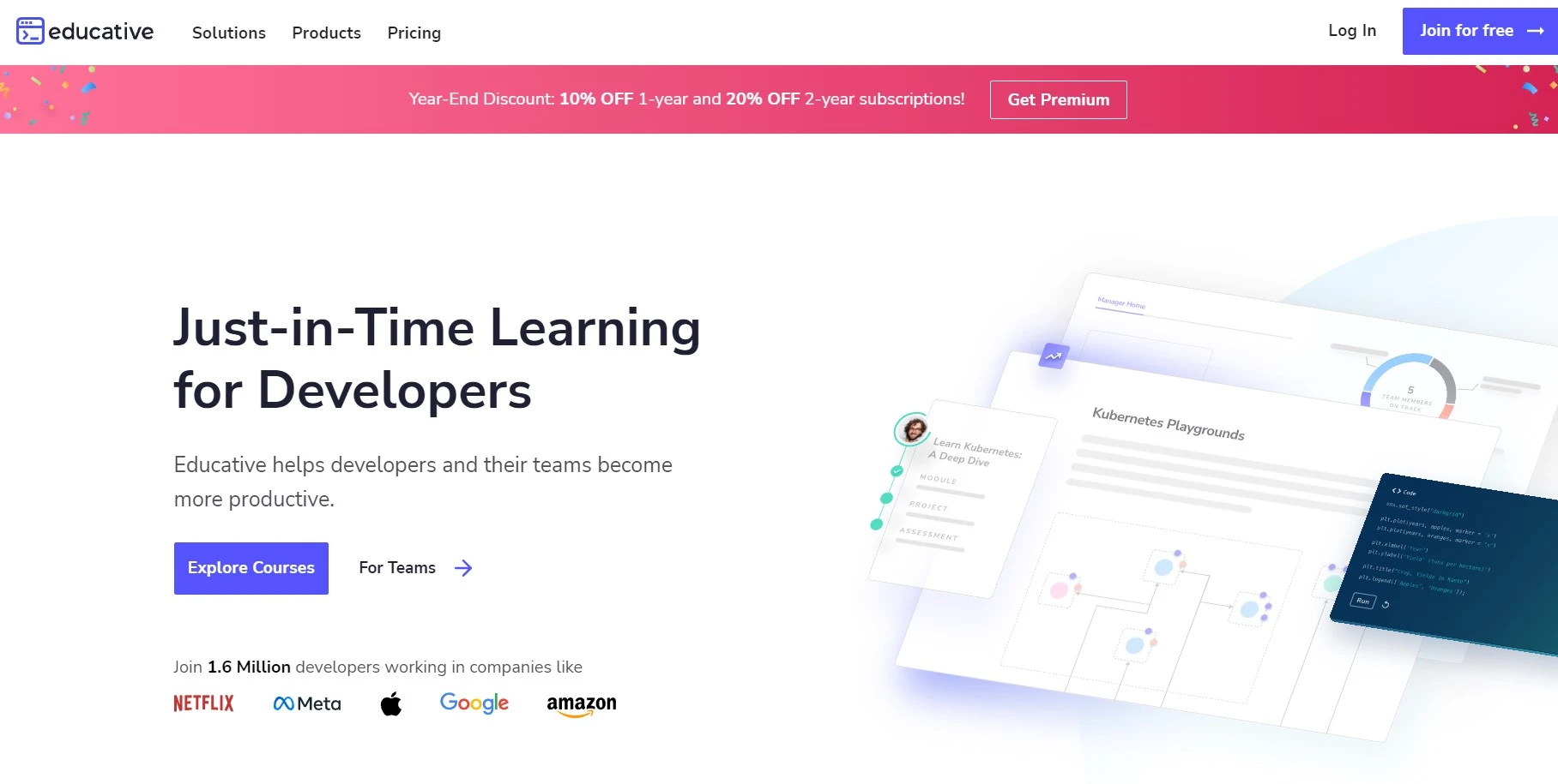 Educative helps you to learn coding