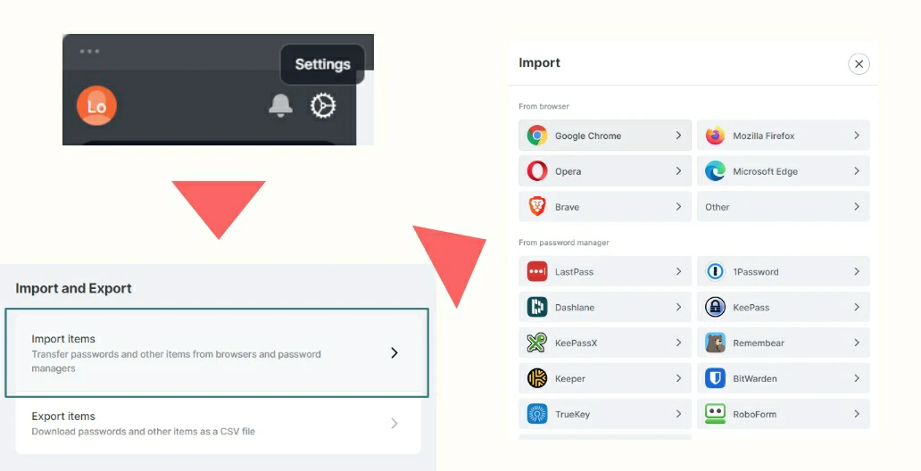 Import Passwords in NordPass