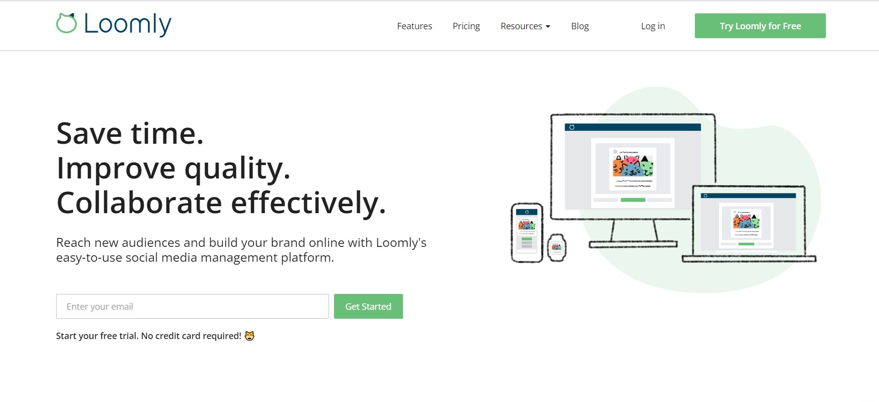 Loomly social media management software