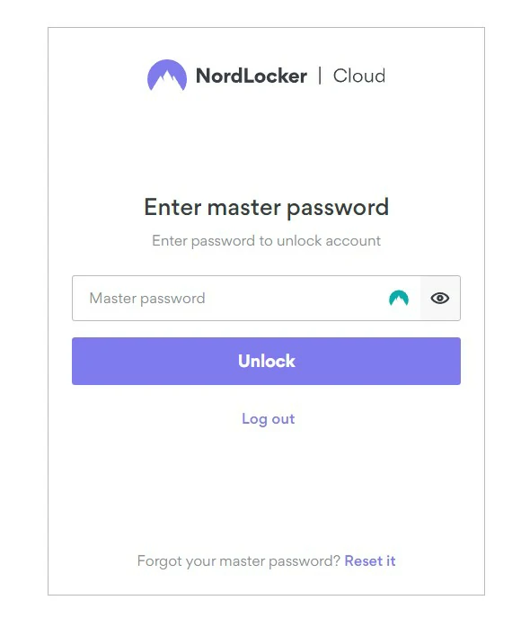 Nordlocker Login Security